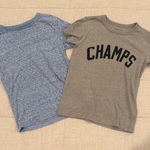 Crewcuts Blue and Gray Kids Tees Set